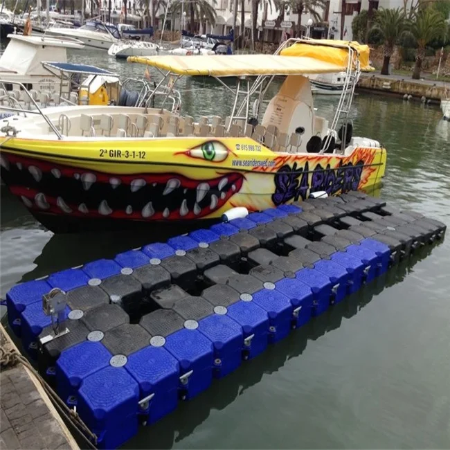 Best selling pontoon boat lift floating jet ski dock floats platform on water