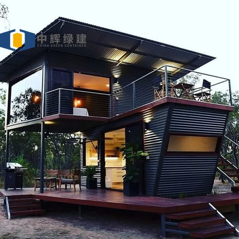 CGCH Living shipping container home tiny modular home Portable prefab foldable container house cheap prefabricated house