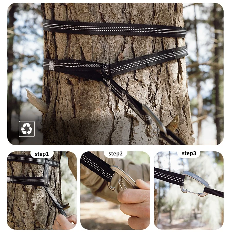 Naturehike Ultralight Printed Hammock for Single or Double Portable Anti-Rollover Swings for Outdoor Camping or Park Hiking