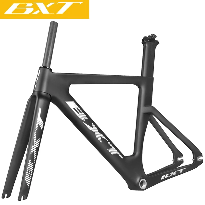 Carbon TT frame Road Bike Fixed gear China Factory Wholesale OEM Triathlon Frame AERO 700c bicycle carbon track Bicycle frame