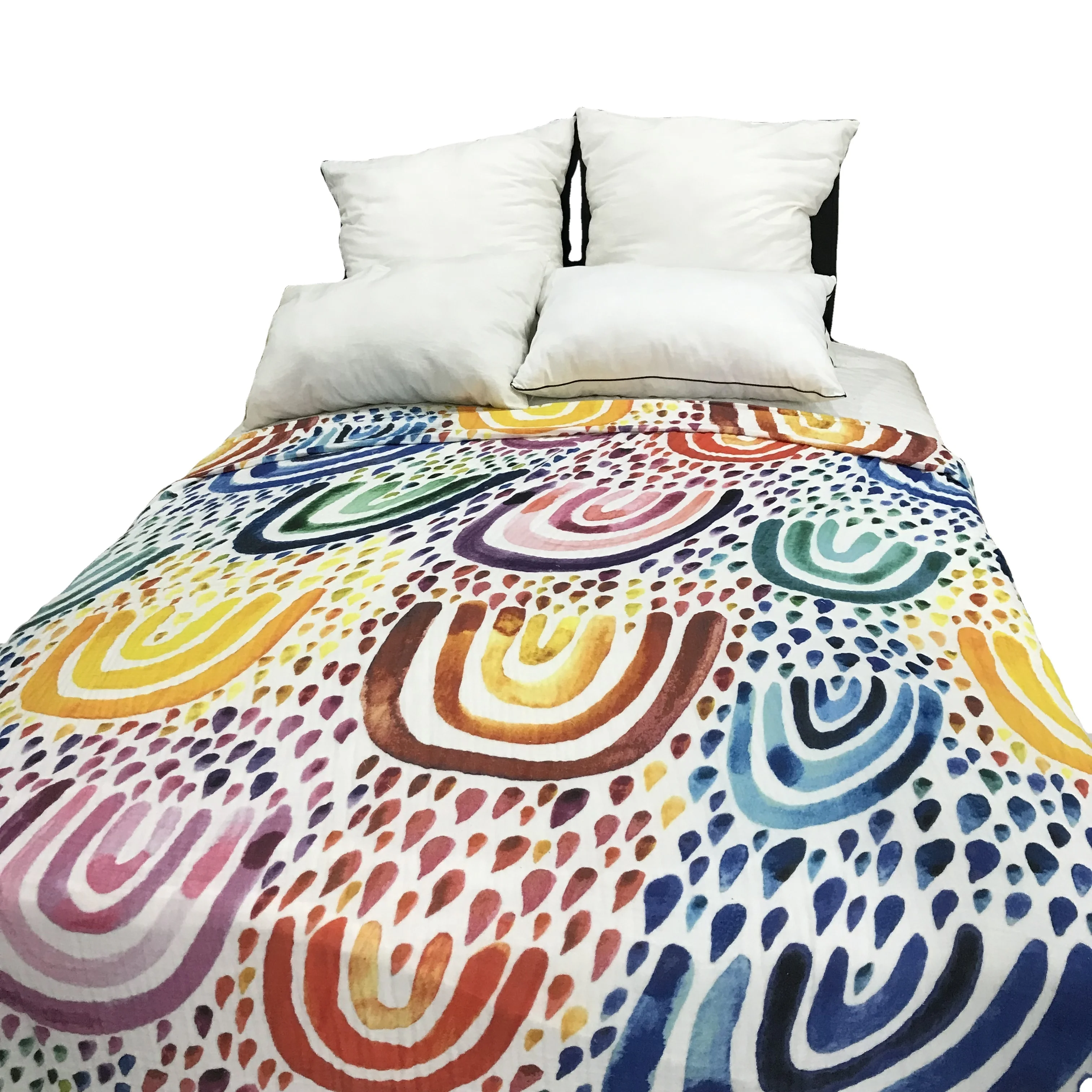 Hot sale superior baby swaddle blanket 100% cotton wrap newborn printed blanket muslin for baby girl boys