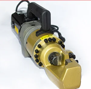 Portable Electric Hydraulic Steel Bar Cutting Machine 4-32mm Manual Cutter Tool rebar bending machine