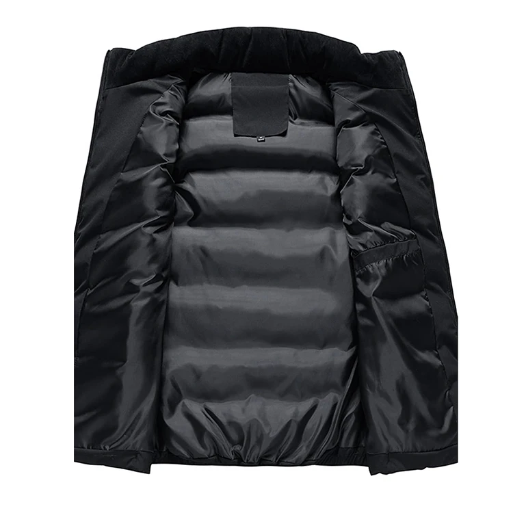 Winter Jackets Vests Black Soft Lightweight Casual Sleeveless Man Vest Jacket
