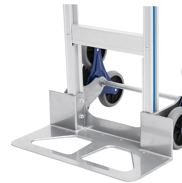 4Lab Aluminum Alloy Oxygen Tank Handcart Cargo Handling Two Wheeled Heavy-duty Handcart Thickened Household Handcart