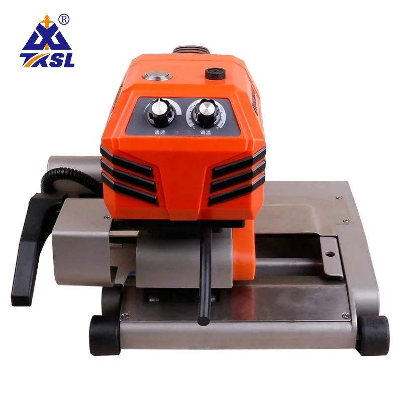 Fully Steel press wheel automatic geotextile membrane drainage board double track climbing welding machine