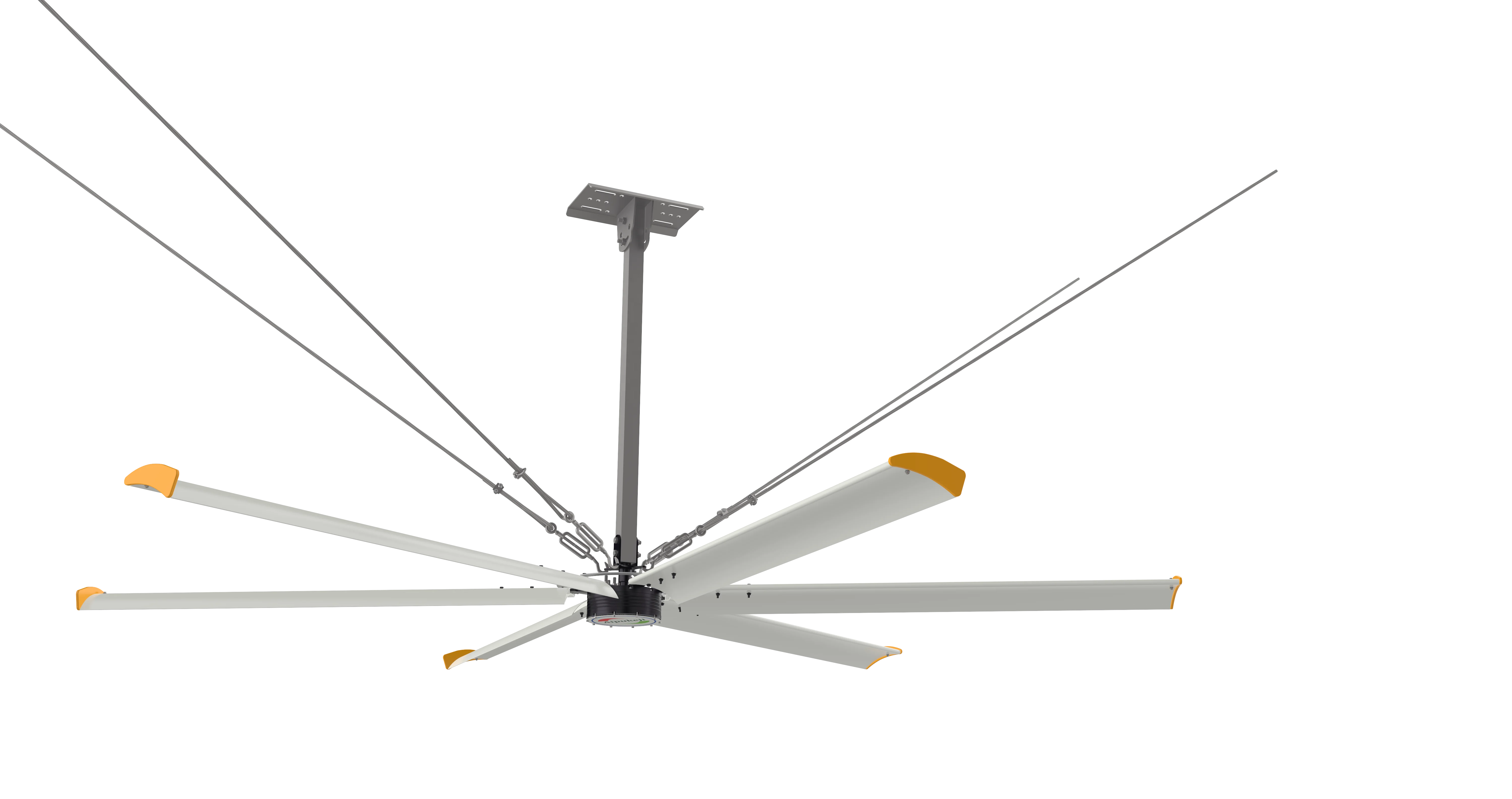 18ft 5500mm  HVLS Industrial Large Ceiling Fan with direct drive PMSM Motor