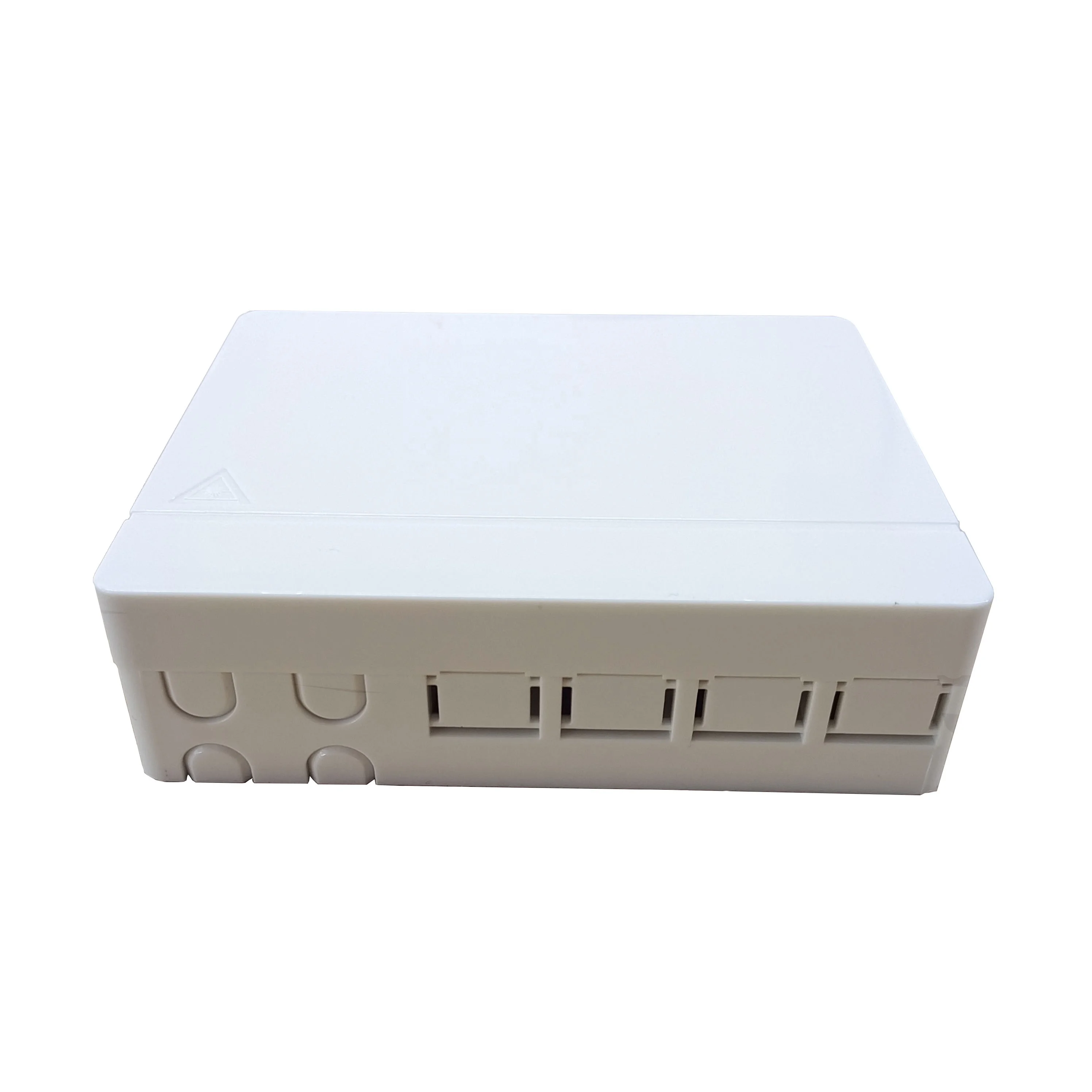 fiber optic equipment mini 4 cores fiber optic  wall mounting terminal  box capacity SC SX /LC DX adapters