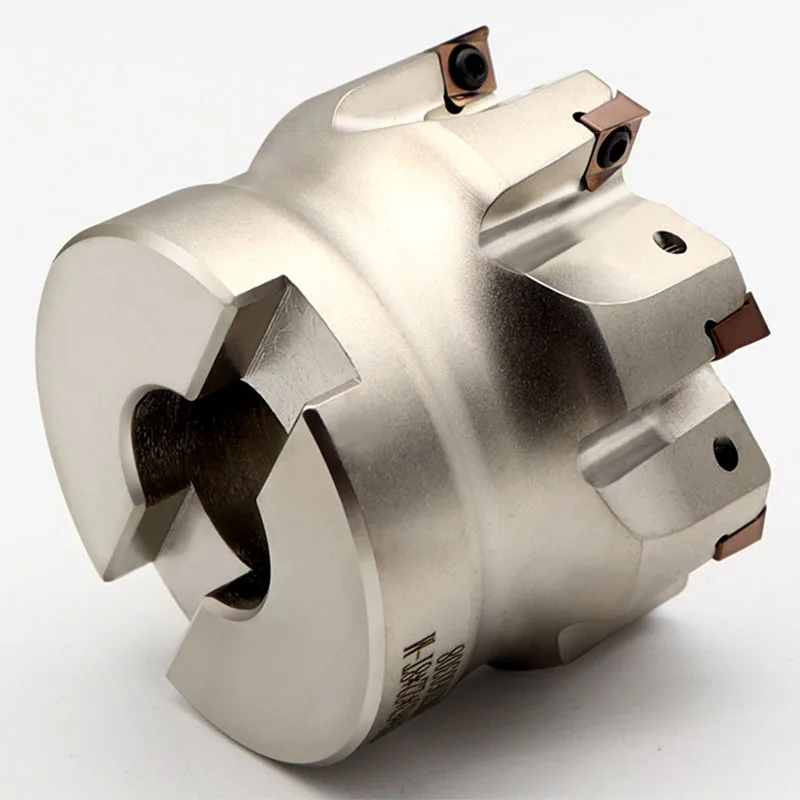 4N TE90 fast feed milling cutter head 4NKT06 double-sided four-edge CNC cutter head with 90-degree right Angle CNC cutter head