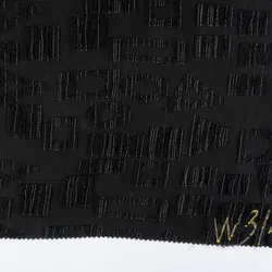 Best Textiles Formal Black Polyester Rayon Jacquard Dubai Fabric for Abaya Materials