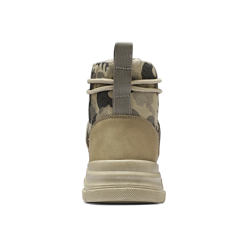 camo boots trend casual retro martin boots for men