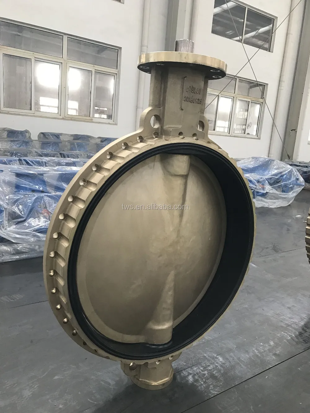 DN800 PN10 пластинчатый клапан-бабочка большого размера из ковкого