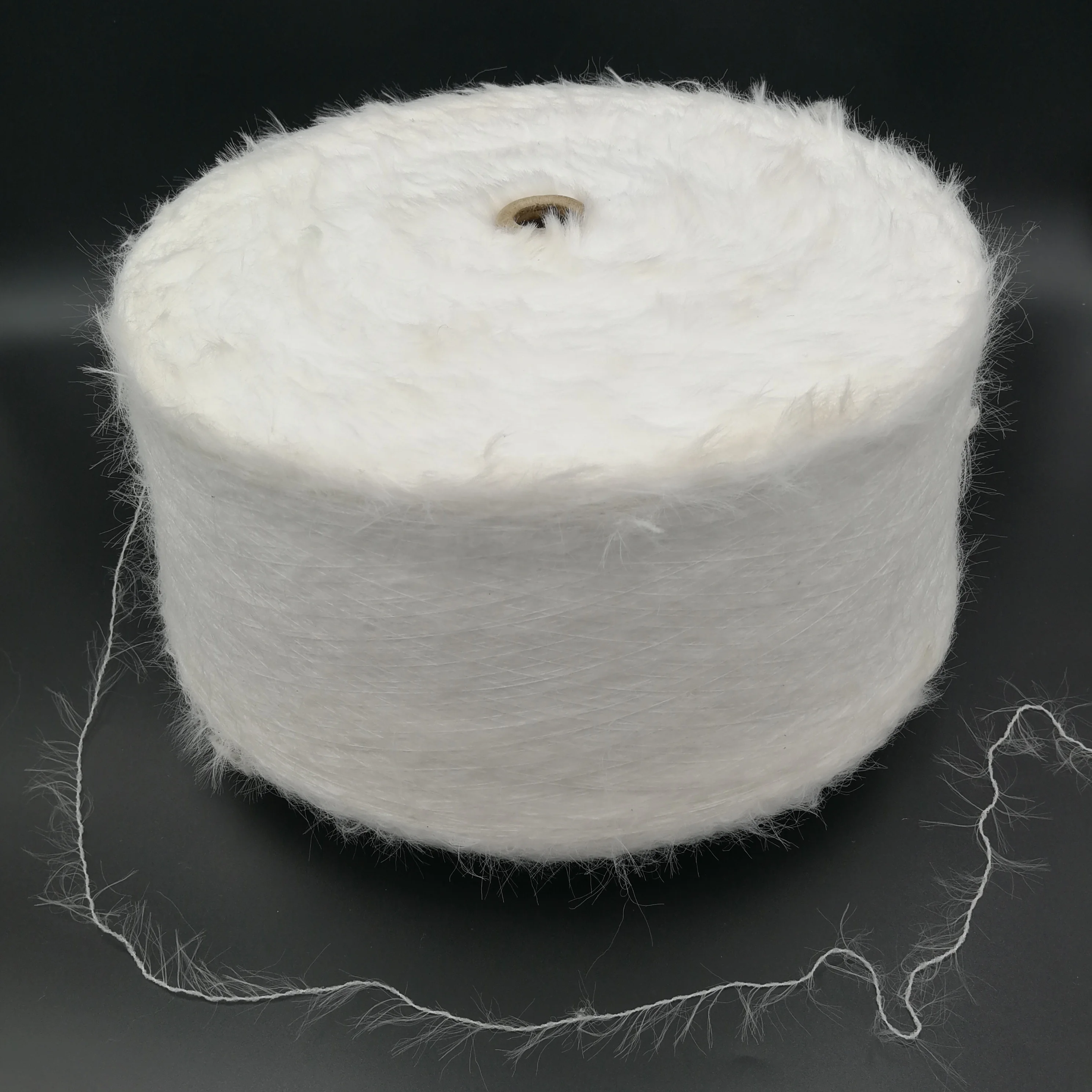 
Crochet yarn feathers yarn patterns manufacturer of Chinese fancy yarn production base 100% nylon knitting for garments 