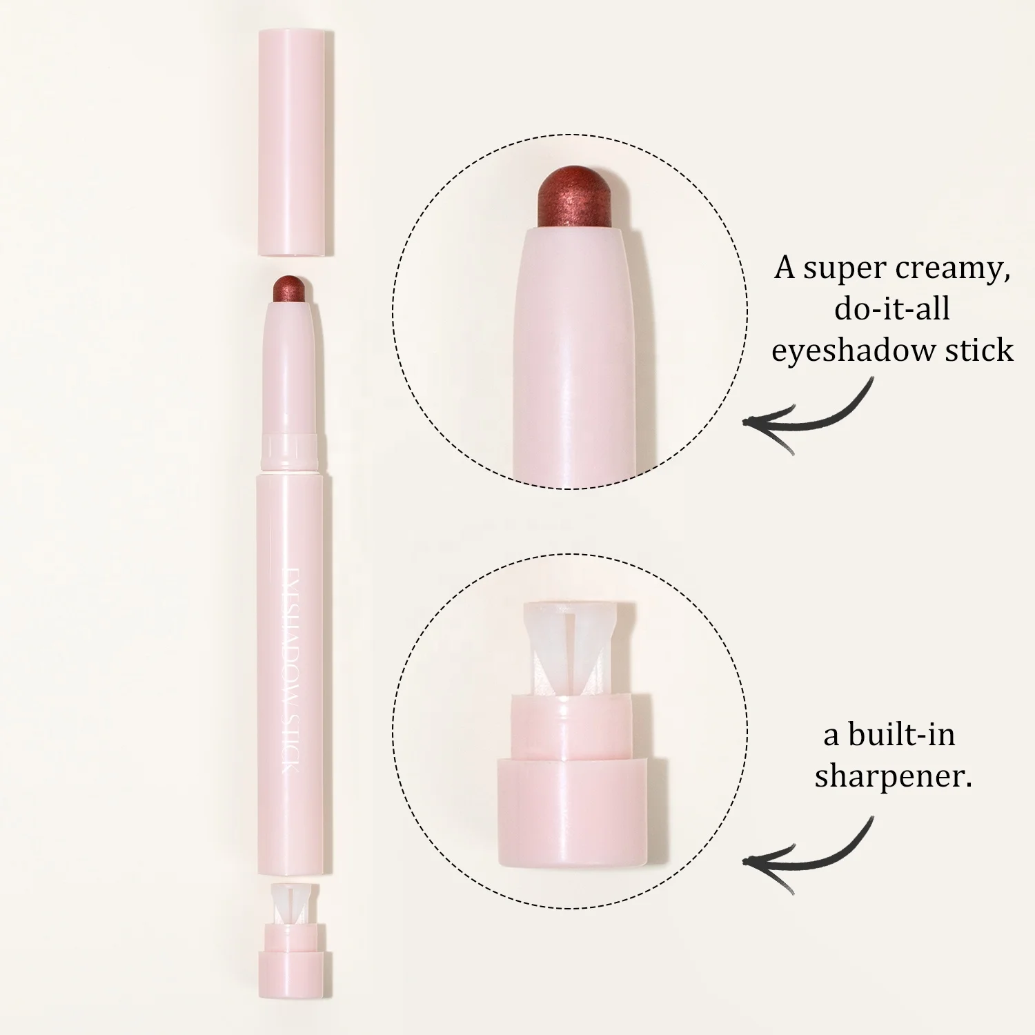 Hot Cosmetics Make Up Eye Shadow Pencil Creamy Sultry Eyeshadow Pen Vegan Private Label Eyeshadow Stick