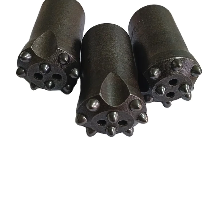 ZZJG China supplier  mining tips 34mm Button Bit  Drill Mining Taper Button Rock Drill Bit 34mm