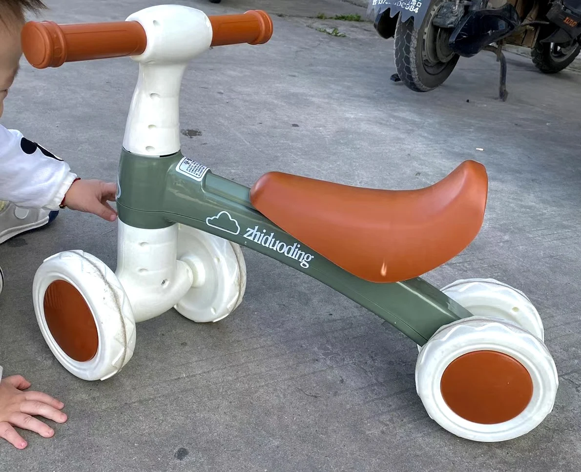 New Design 1-3 Years Baby Toys Gift Walker  Kids Balance Bike Bicycle 4 PP Wheels Children Toddler Car Push Bike