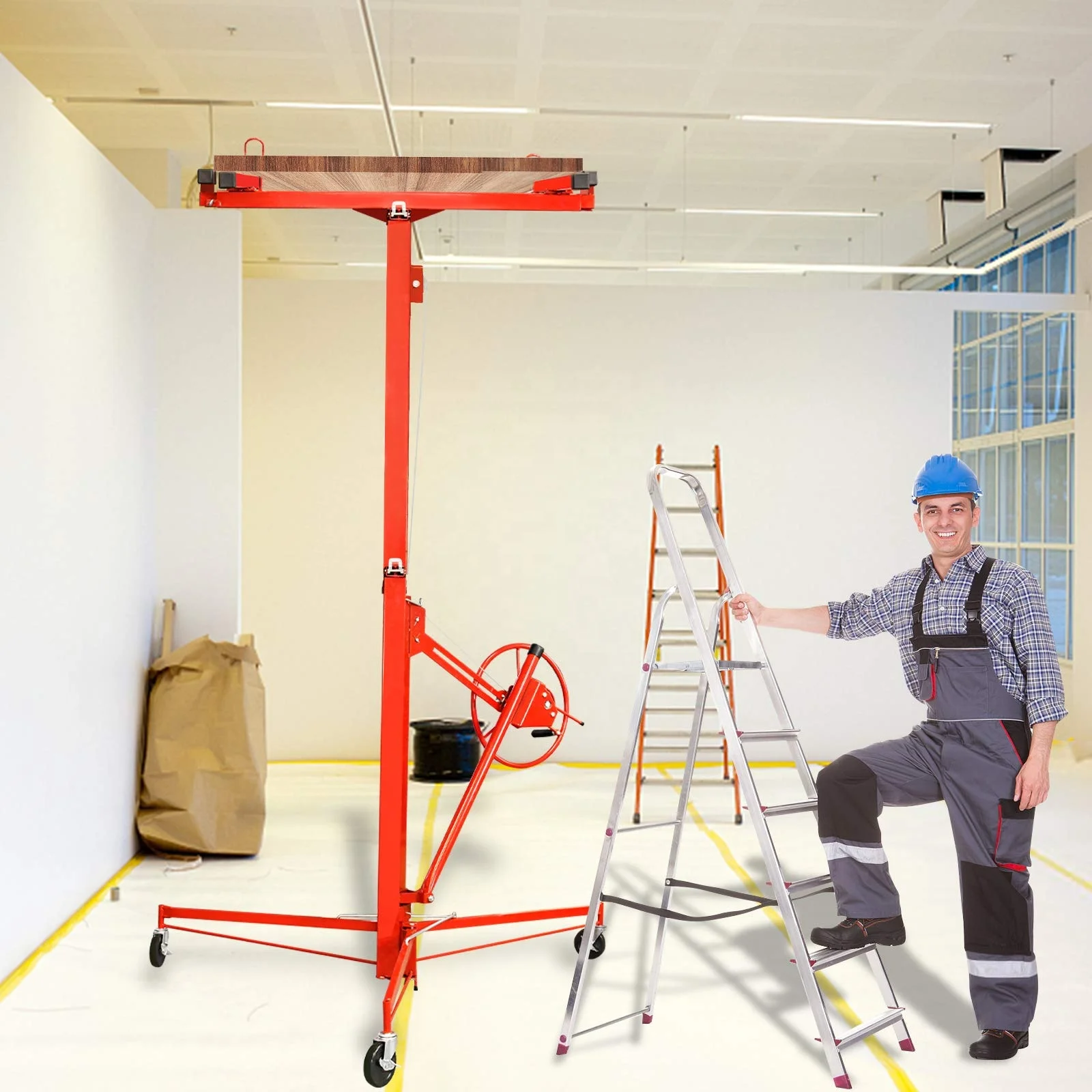 Plate Lifter Drywall Panels plate lift Mounting Aid Lifter for Ceiling and Wall