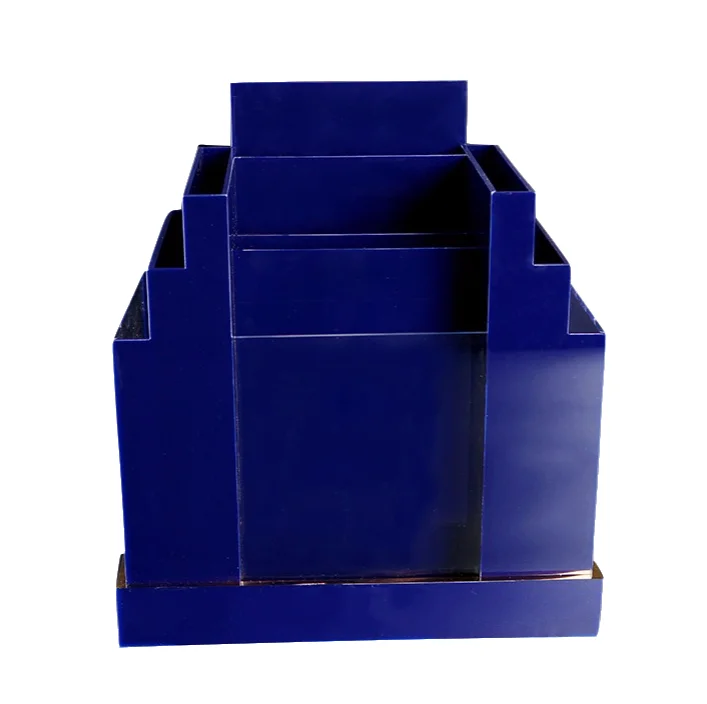 Acrylic Custom Display Stand Cosmetic Liquid Foundation High-end Countertop Display For Makeup