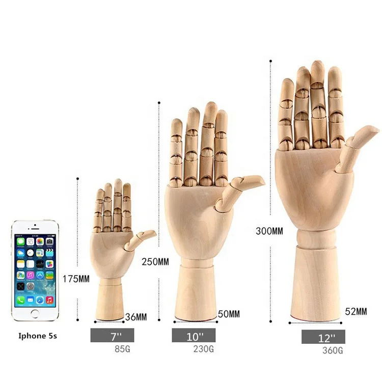 2024 ювелирный дисплей картина Темный ручной работы деревянный шарнирный Манекен