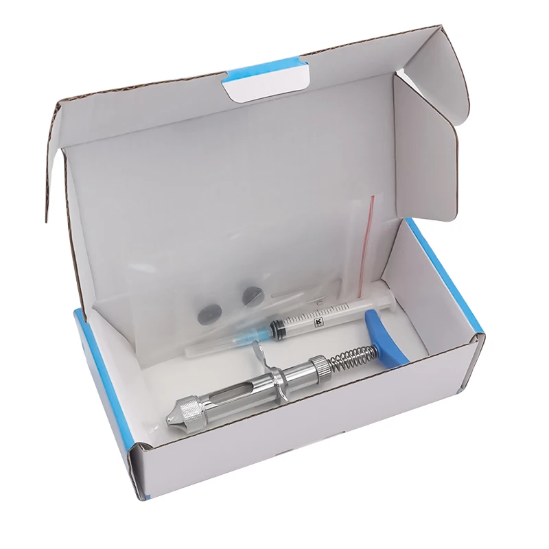 2ml Automatic Veterinary Syringe Continuous Poultry Vaccine Injector Chick Vaccinator Syringe Chicken Fowl Pox Needle