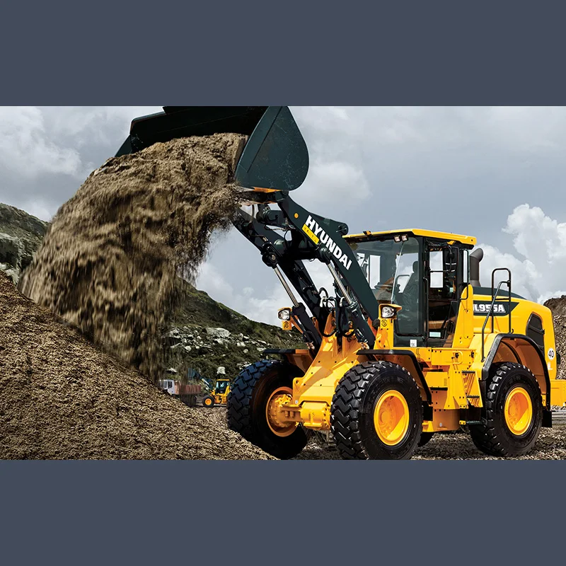 Korea Official Manufacturer 2 Tons 4x4 7 Tons HL955 HL960 HL970 Loader Machine For Hyundai Sale