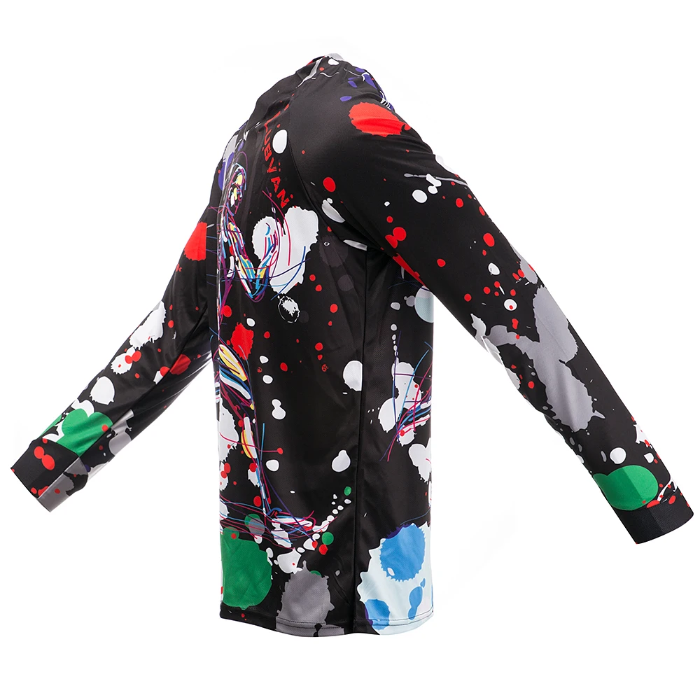 Downhill Mountain Bike Clothes Racing Clothing DH MTB Shirts Long Sleeve Cycling Jersey BMX Motocross T Shirt Men