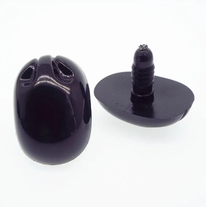 Plastic Black Koala Nose For Plush Toy