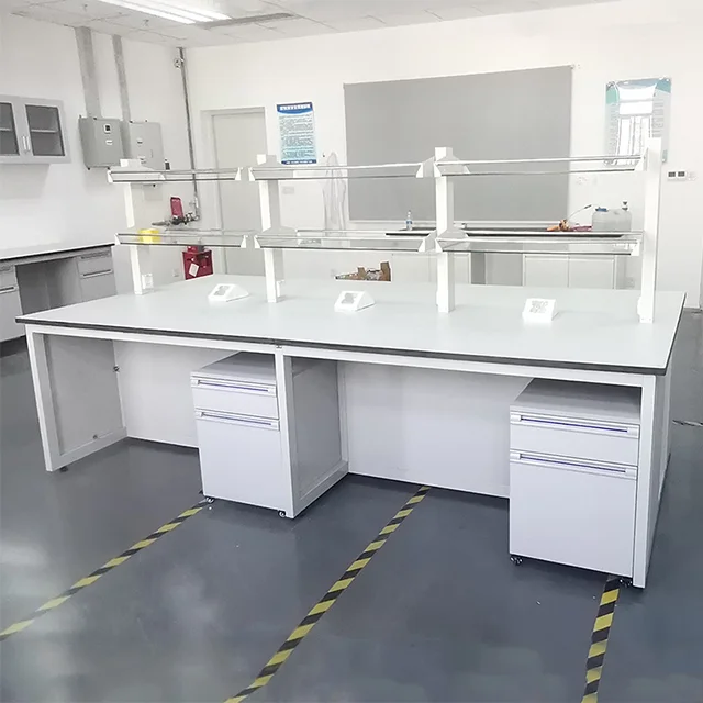 Manufacturer Laboratory Furniture Steel Epoxy Resin Table Top With Epoxy Resin Worktop