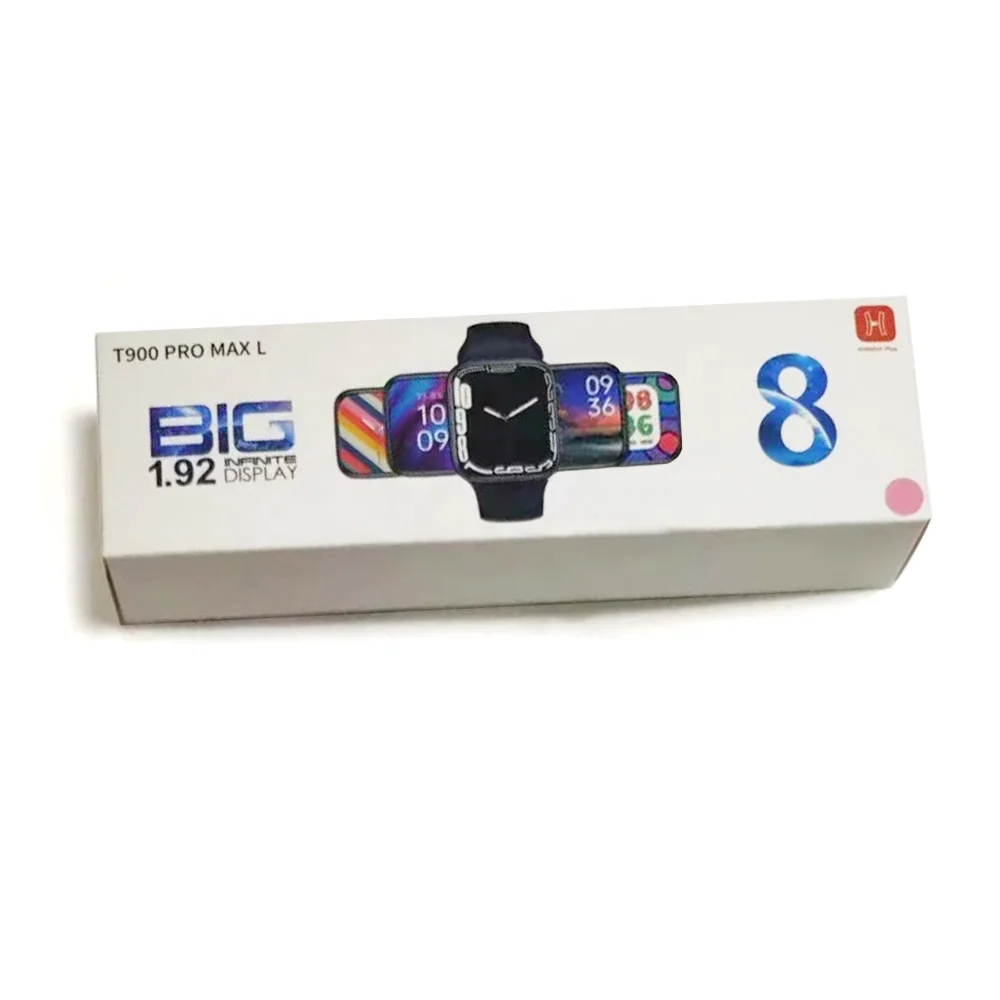T900 pro max L Reloj inteligente 8 New Arrival i8 fence Smart Band With 1.92inch Watch Screen T900 pro max Smart watch