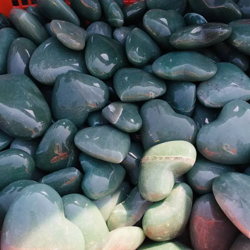 Wholesale Natural Crystal Heart Carving Green Aventurine Heart for Souvenir Gifts