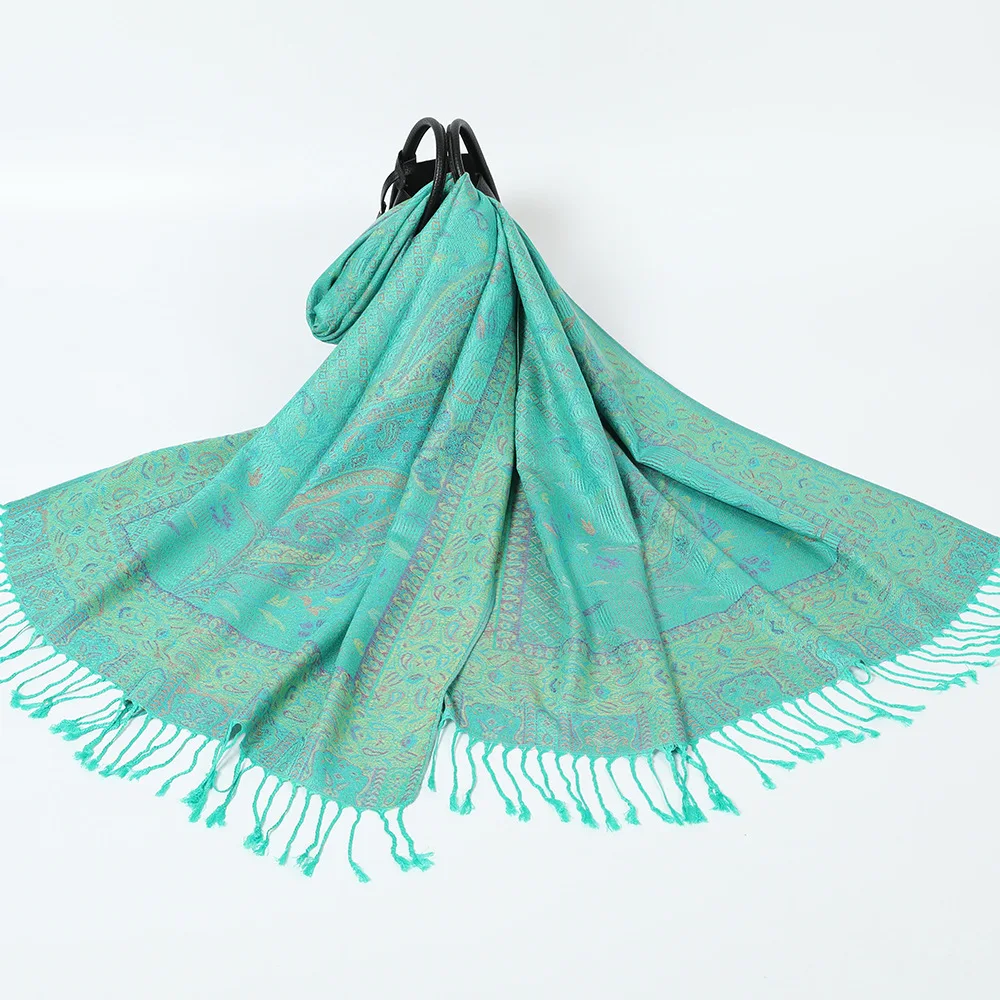 New national style red shawl women travel holiday photo scarf warm cloak