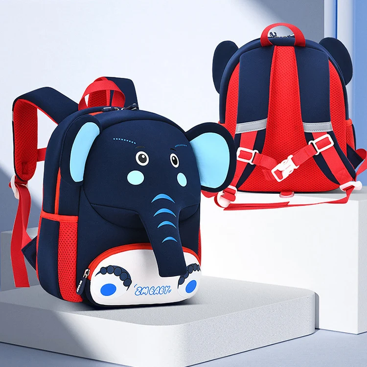 Multifunctional Factory Sale Waterproof Neoprene 3D Children School Bags For Boys Girls Kids Backpacks Primary School Bag