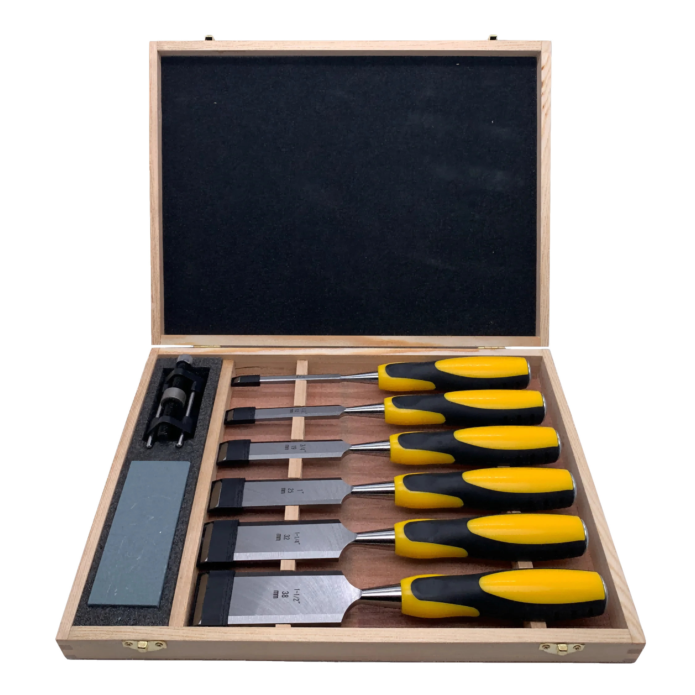 Woodworking 6 Piece Chrome Vanadium Punch Chisel Wood Chisel Set