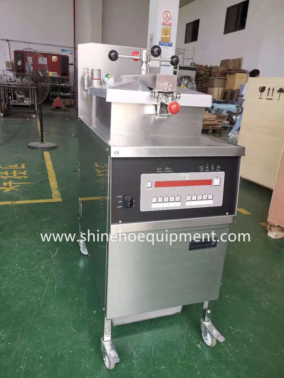 Factory Price Commercial Luxury heavy duty Gas Henny Penny kfc chicken fryer Computer 8000 Pressure Fryer with oil filter