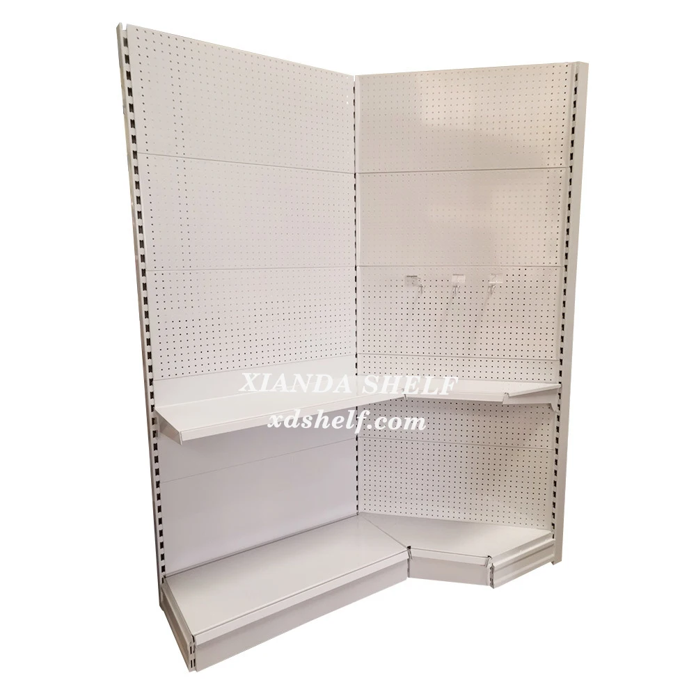 Building materials shop gondola perforated board display for tools