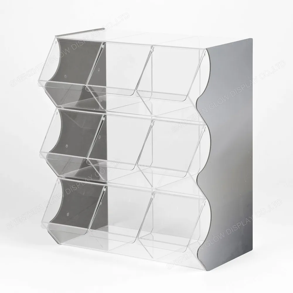 Colorful   side  acrylic  display is designed to attractively present your candy  for Shops Parties Weddings  home