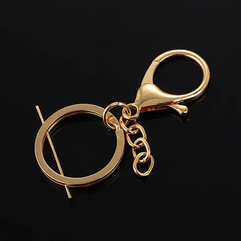 33mm*70mm Key Chain Metal Lobster Clasp Hook Key Chains Key Ring Chain for Bag Toys Accessories