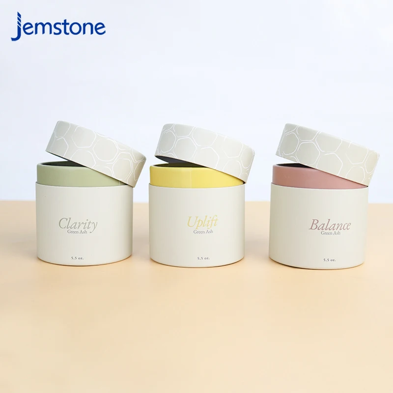 High Quality Cylinder Box Paper Tube For Cosmetics Custom Candle Box Round Packaging Gift Box