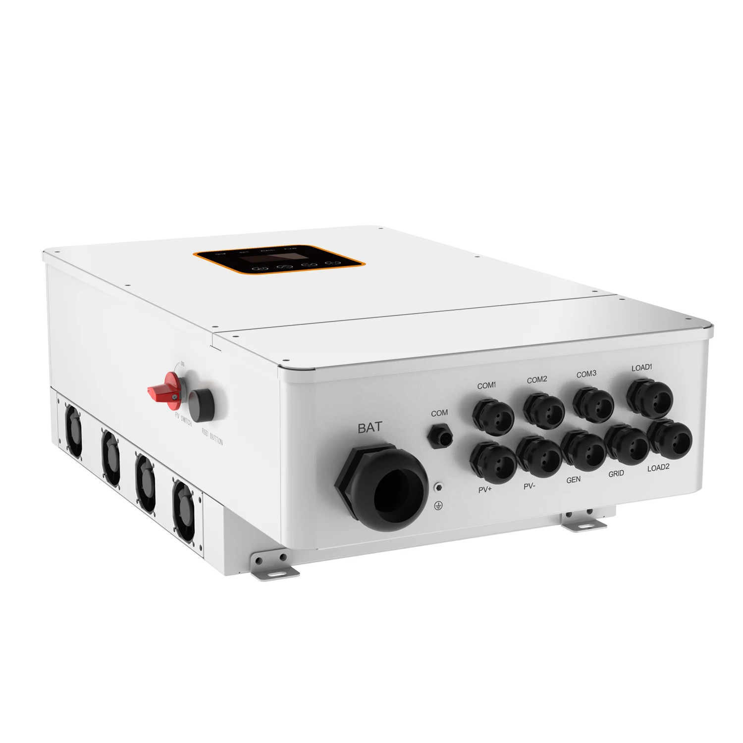 Hybrid solar power inverter 5kw split phase 120v 208v inverter with mppt charge controller on/off grid