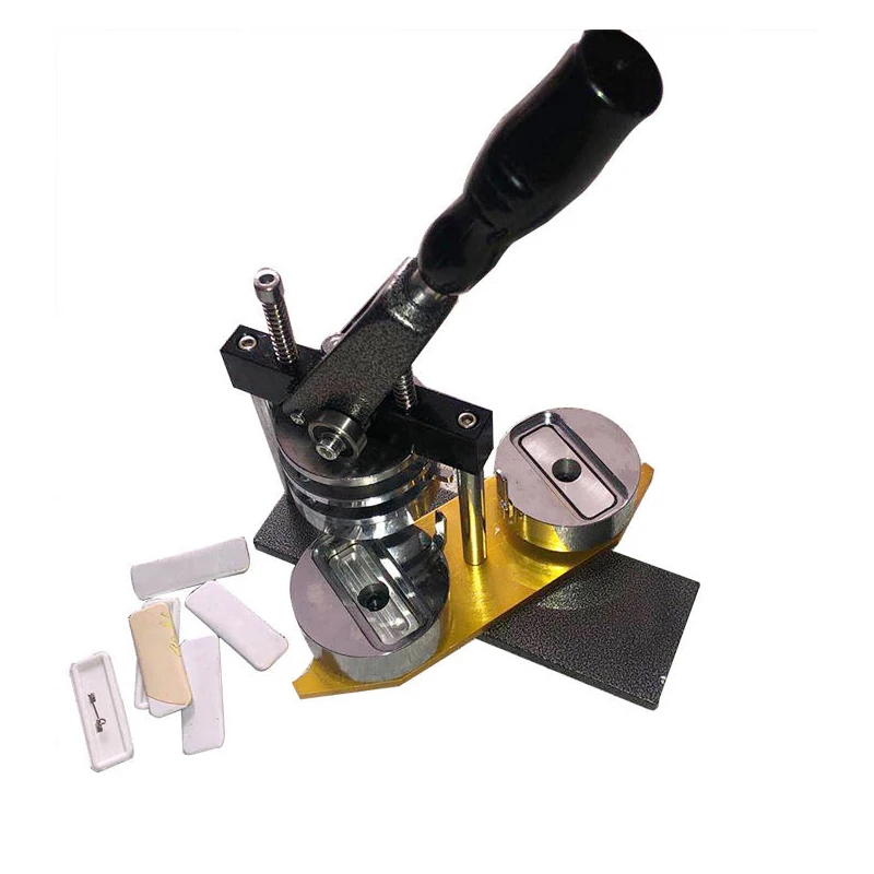 rectangle pin button badge machine  68*24mm