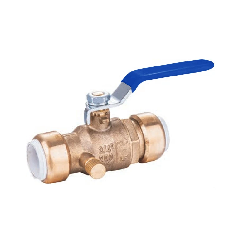 Высококачественный латунный шаровой клапан