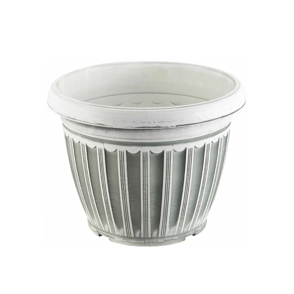 Round outdoor garden plastic orchid plant flower planter pot