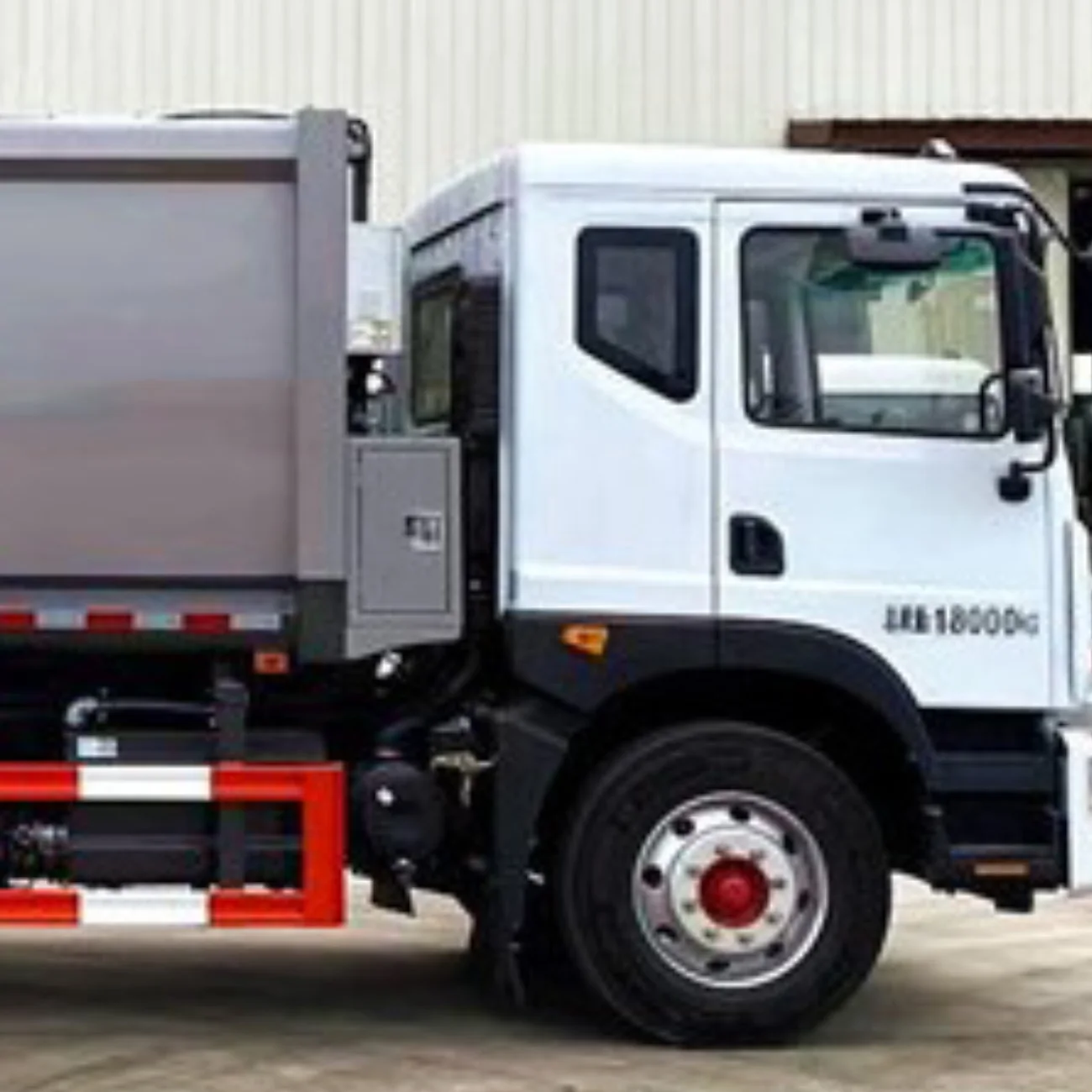 10 ton CNG compressed  plate  Food waste collector truck