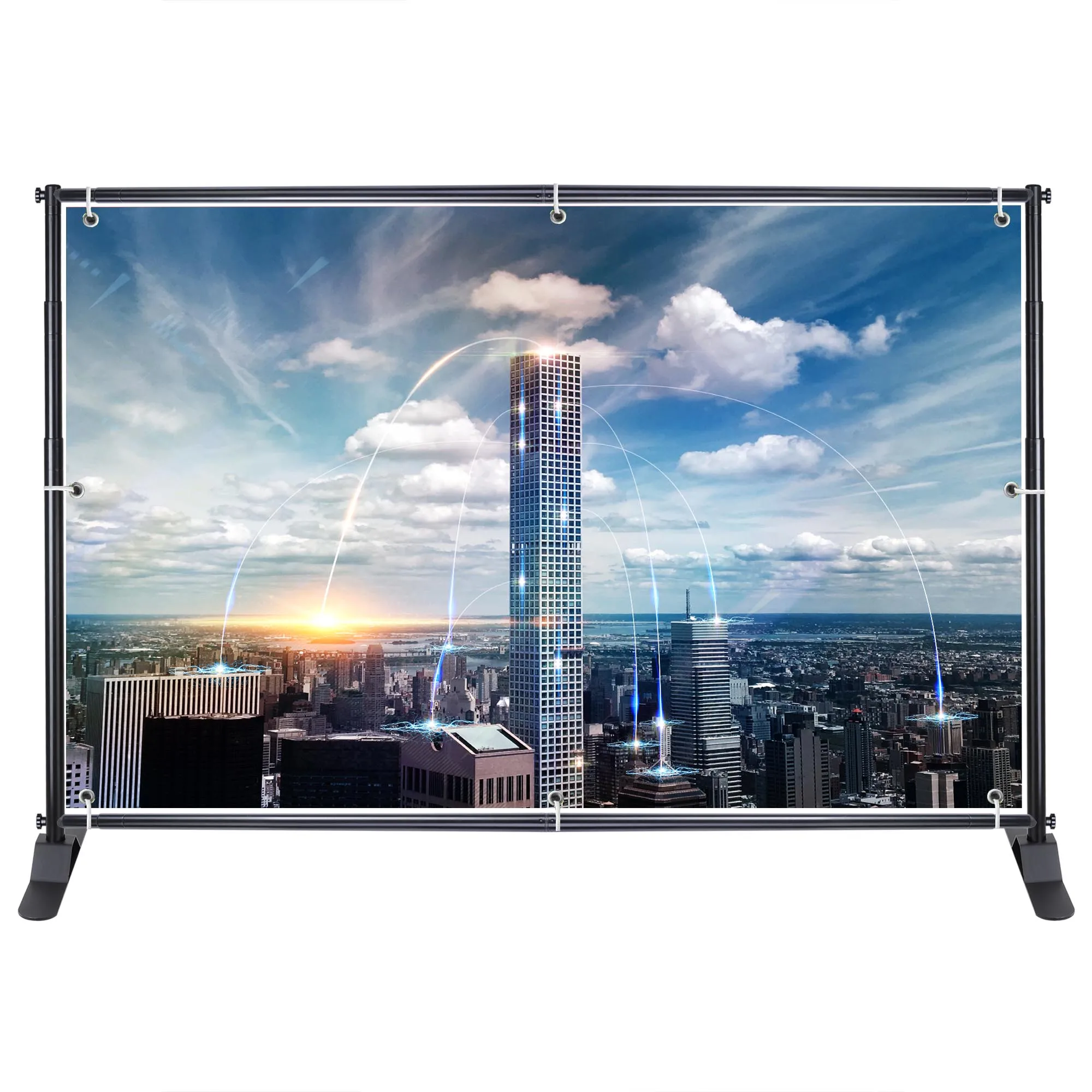 8*10FT Aluminum Backdrop Banner Stand for wedding party backdrop for Christmas background decorative bracket