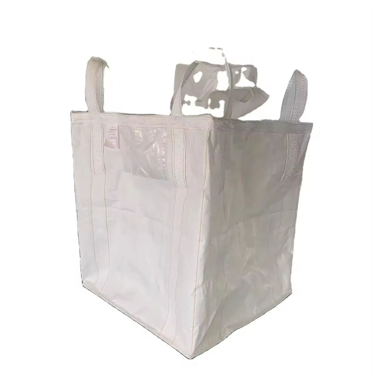 direct sales 1 ton Pp polypropylene Woven Tubular Fibc Bulk jumbo big agriculture rubble cement Bag 2 ton super sack