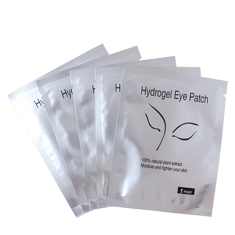Low MOQ natural eyelash extension under eye gel pads patch lash lift under eye patches
