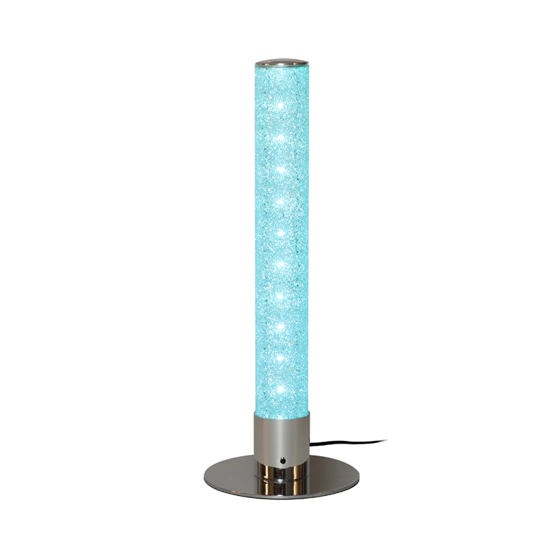 RGB LED table lamp with Luxury crystal decorative Remote control table light for living Plating LED night light for bedroom