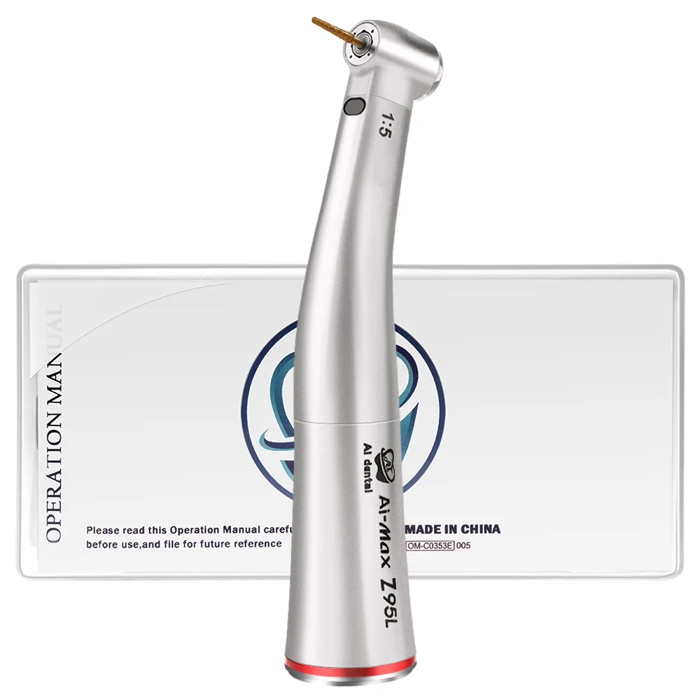 Стоматологическое оборудование высокоскоростной микромотор с углом увеличения 1:5 Z95L FG bur стоматологический корпус из нержавеющей стали