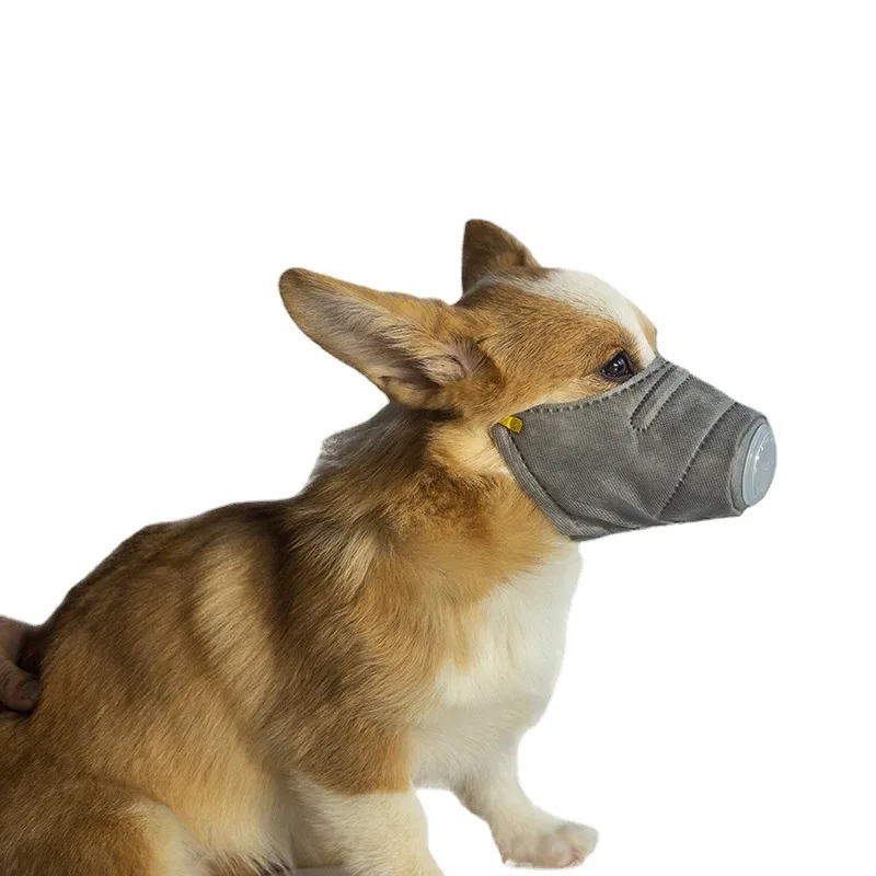 Wholesale Adjustable Pet Masks Dog Respirator Muzzle Dog Mouth Mask Filter Anti Dust Gas Pollution