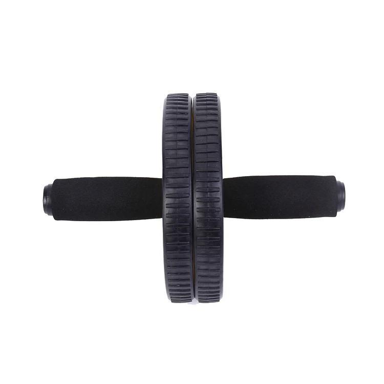 Fitness Maximize Abdominal Trainer Dual Ab Wheel Roller with Soft Knee Pad for Home Gym Equipment