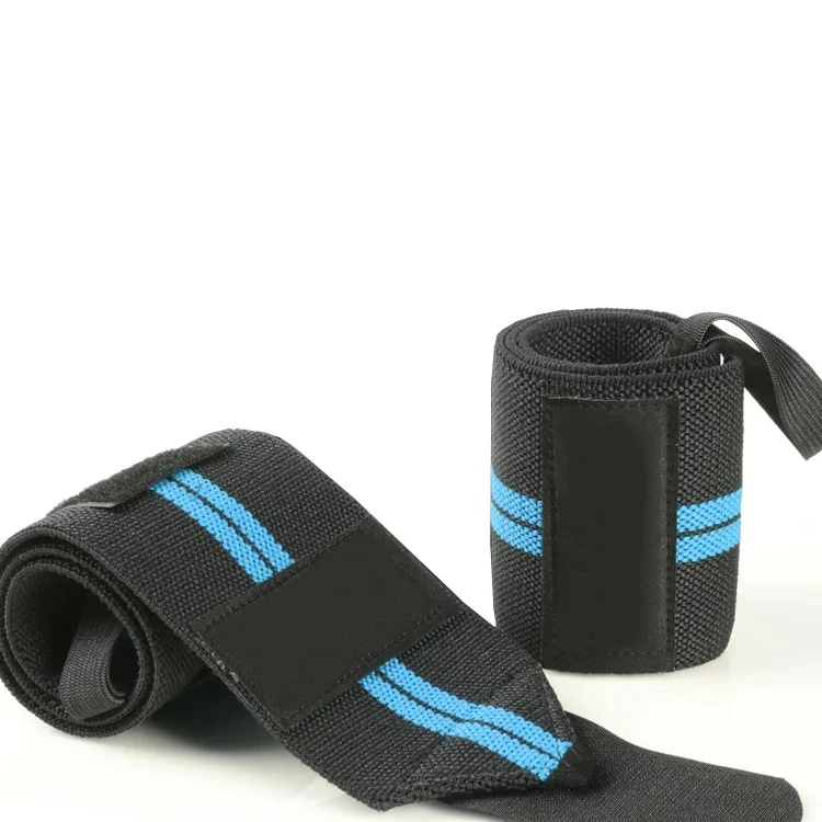 2023 Custom Logo Gym Fitness Fabric Cross Training Powerlifting Weight Lifting Wrist Strap Support Brace Wraps Wristband